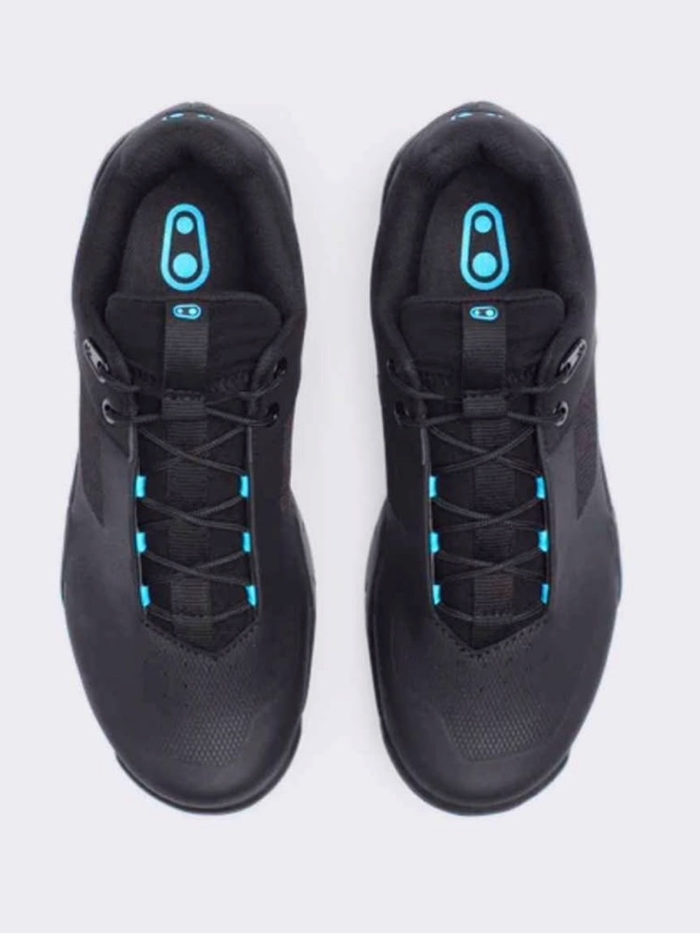 Crankbrothers Mallet Enduro Lace Clip-In Shoes - Black/Blue- LIKE NEW